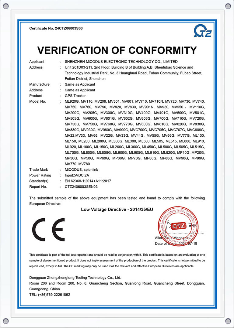 CE Certification