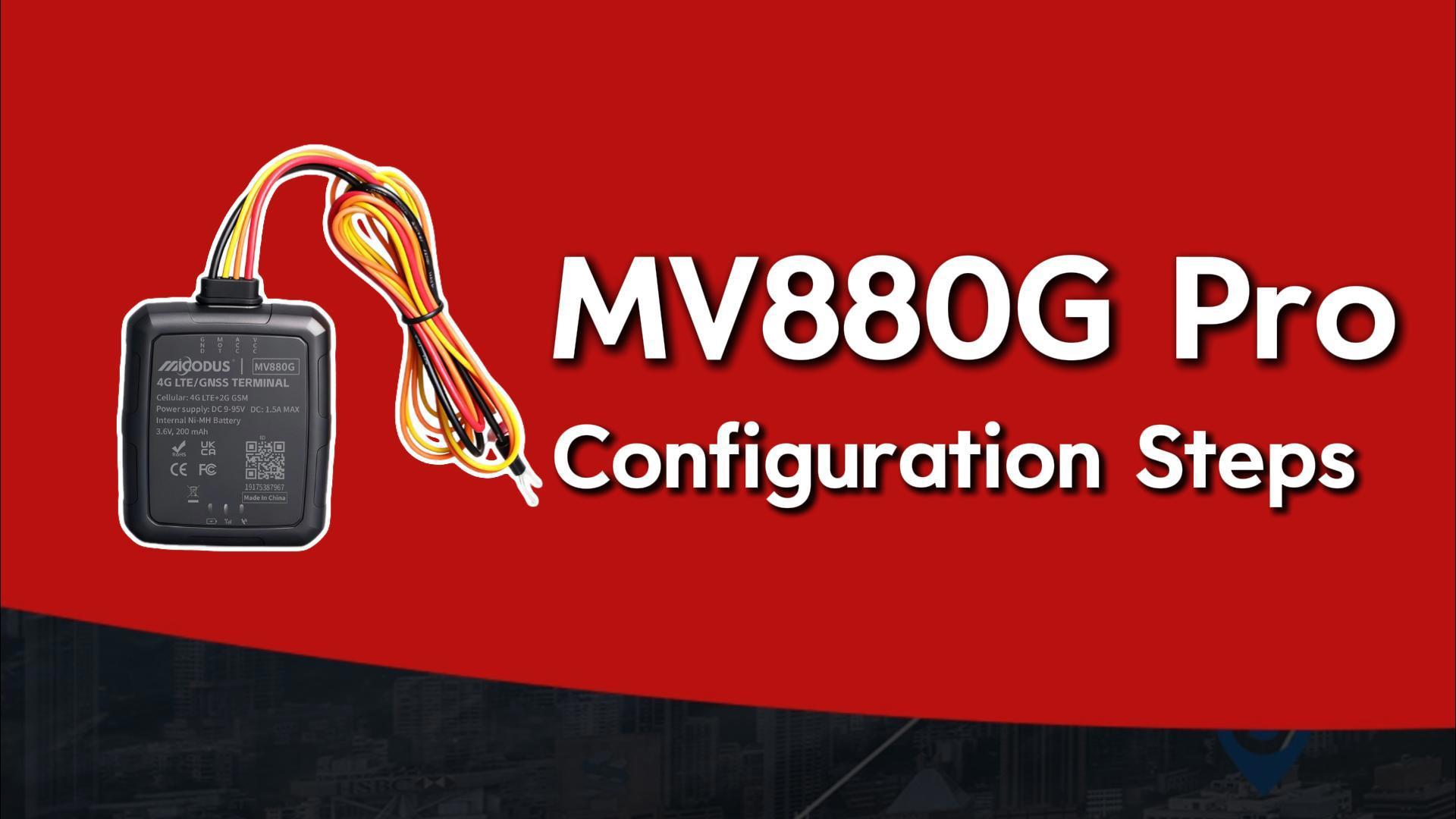 MV880G Pro Configuration Guide